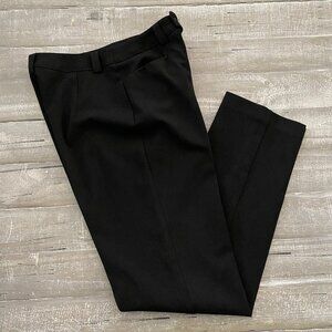 Karen Kane Womens Dress Pants Size 6 Black Straight Leg Chino High Rise Classic